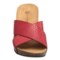 343KA_2 Eric Michael Violet Sandals - Leather, Wedge Heel (For Women)