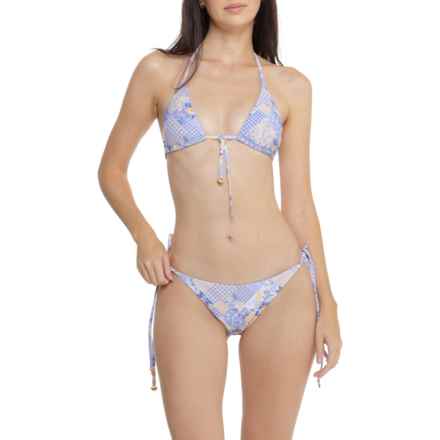 Escape to Paradise Lovely Lavender Bikini Set in Multi