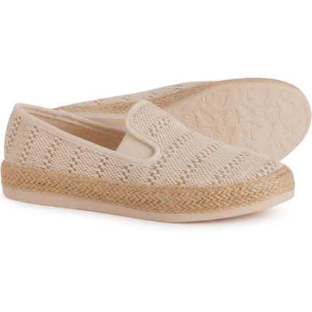 ESPRIT Nadine Crochet Espadrilles (For Women) in Cream