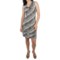 6589F_2 Ethyl Drape Neck Dress - Sleeveless (For Women)