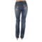 6588D_2 Ethyl Embellished Leaf Jeans - Bootcut (For Women)