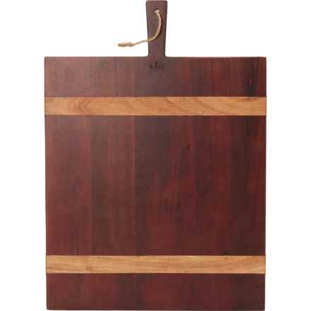 etuHOME Rectangular Charcuterie Board - 22x16” in Brown