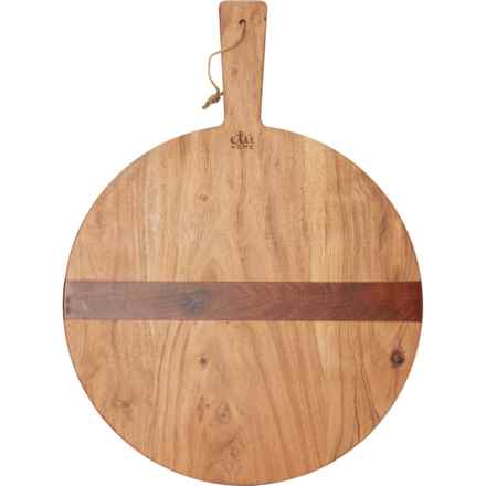 etuHOME Round Charcuterie Board - 15” in Natural