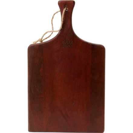 etuHOME Saddle Charcuterie Board - 12x7” in Brown