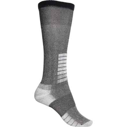 Eurosock Eco Ski Socks - Over the Calf (For Women) in Black/White