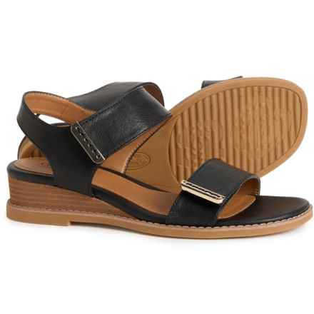 Eurosoft by Sofft Mallory 2-Band Ankle Strap Sandals (For Women) in Black