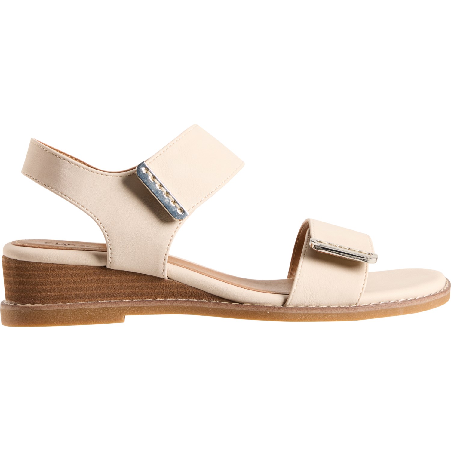 (取寄) ユーロソフトバイソフト レディース マロリー 2-バンド アンクル ストラップ サンダル Eurosoft by Sofft women Mallory 2-Band Ankle Strap Sandals (For Women)  Bone Eurosoft by Sofft Mallory 2-Band Ankle Strap Sandals (For Women