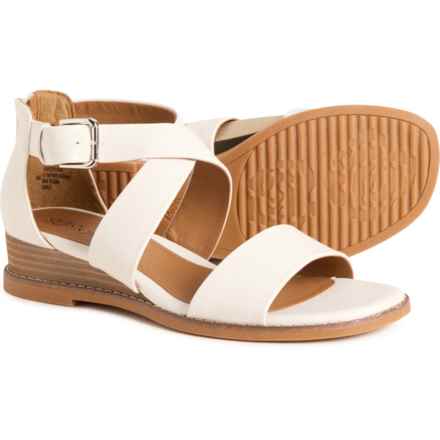 Eurosoft by Sofft Maxi X-Ankle Band Wedge Sandals (For Women) in Parchment