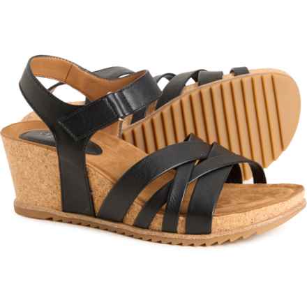 Eurosoft by Sofft Tate Wedge Sandals (For Women) in Black