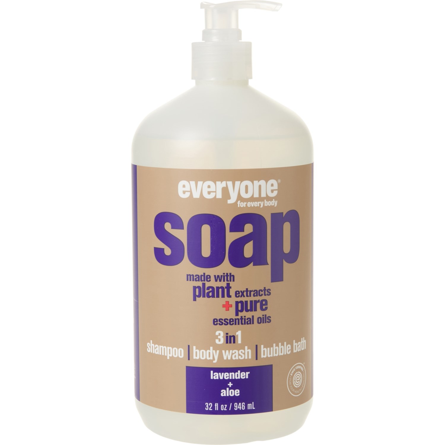 EVERYONE Lavender Aloe 3in1 Liquid Soap 32 oz. Save 30