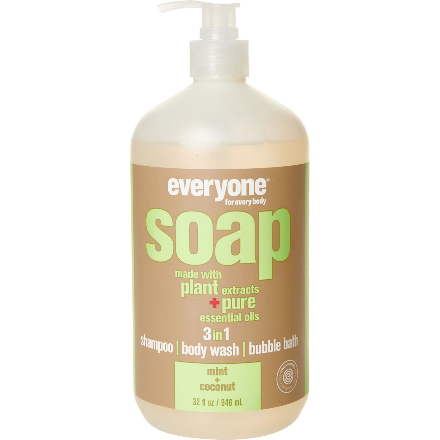 EVERYONE Mint and Coconut 3in1 Soap 32 oz. Save 30