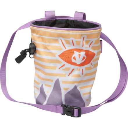 Evolv Graphics Chalk Bag (For Boys and Girls) in Stripes Purple
