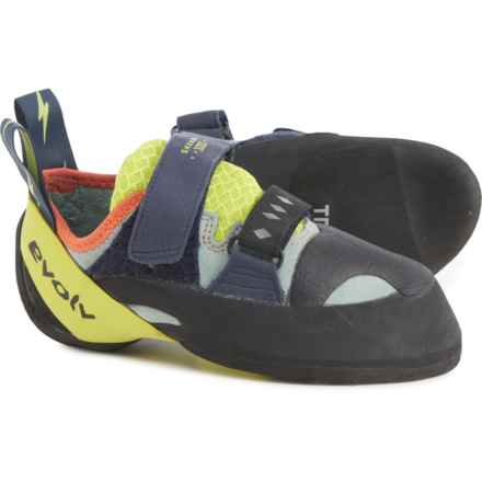 Evolv Shakra Climbing Shoes (For Women) in Aqua/Neon Yellow