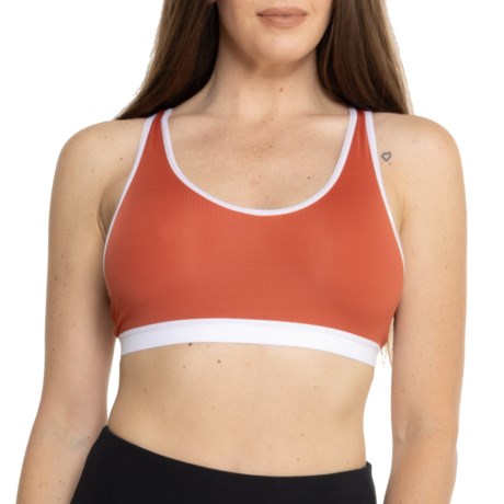 ExOfficio Give-N-Go® 2.0 Sport Mesh Bralette in Retro Red/White