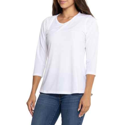 ExOfficio Wanderlux Shirt - UPF 50, 3/4 Sleeve in White