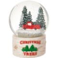 Extra Extra Merry Christmas Tree on Red Truck Musical Snow Globe 1 Extra Extra Merry Christmas Tree on Red Truck Musical Snow Globe