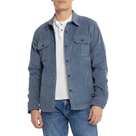 Ezekiel Finn Snap-Front Over Shirt - Long Sleeve in Slate
