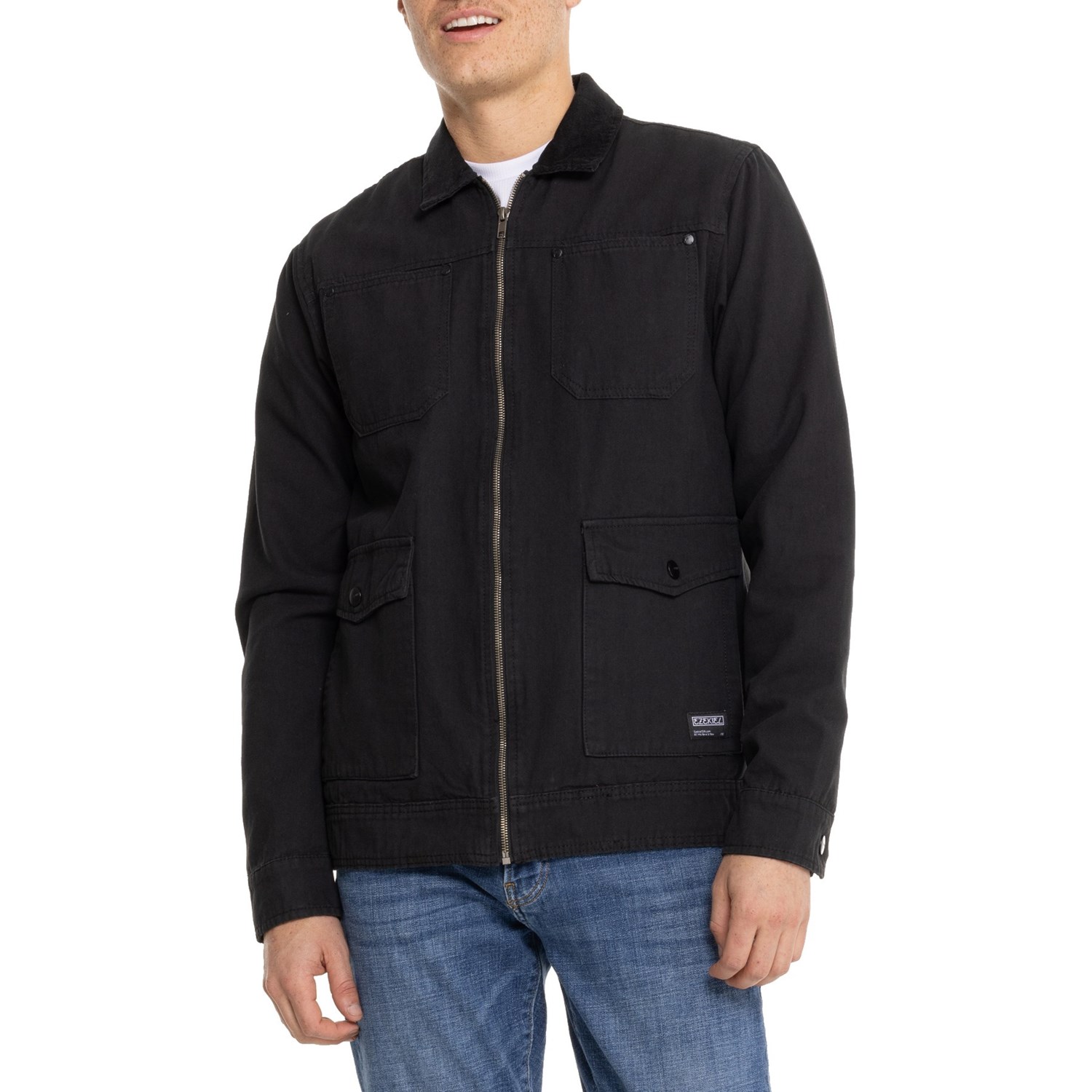 (取寄) メディナ オーバーシャツ - ロング スリーブ Ezekiel Medina Overshirt - Long Sleeve  Black Ezekiel Medina Overshirt - Long Sleeve - Save 60%