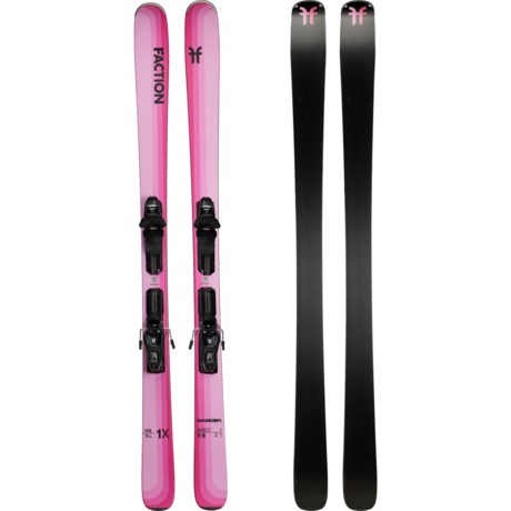 Faction Skis Dancer 1 Alpine Skis with M11 GW Bindings (For Men) in Pink