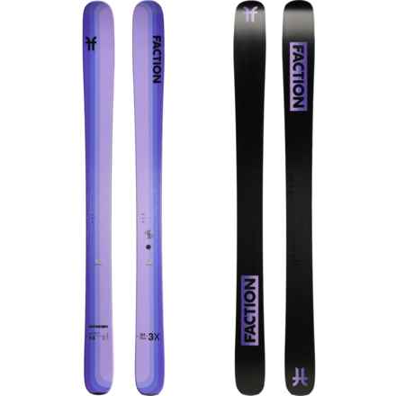 Faction Skis Dancer 3X Alpine Skis (For Men and Women) in Purple