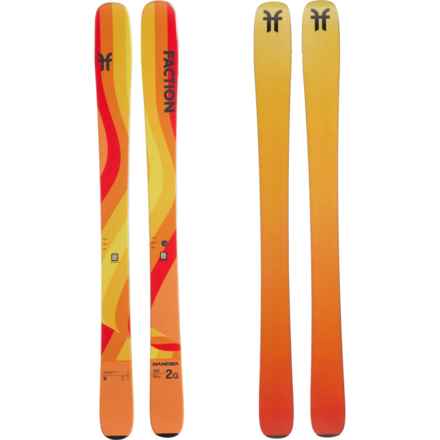 Faction Skis Dancer Grom Alpine Skis (For Boys and Girls) in Red
