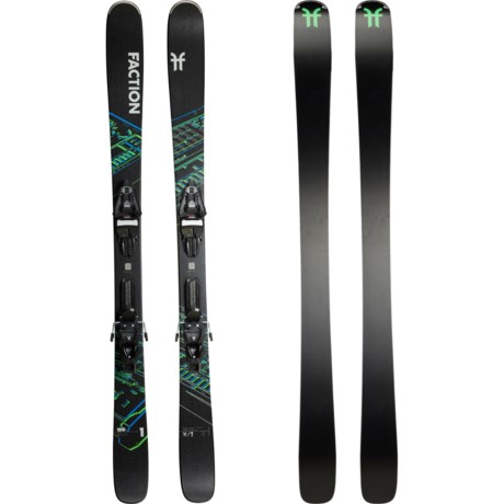 Faction Skis Prodigy 1 Alpine Skis with Strive 11 GW Bindings (For Men) in Black