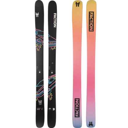 Faction Skis Prodigy 3x Alpine Skis (For Men and Women) in Black