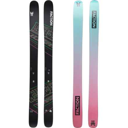 Faction Skis Prodigy 4 Alpine Skis (For Men and Women) in Black