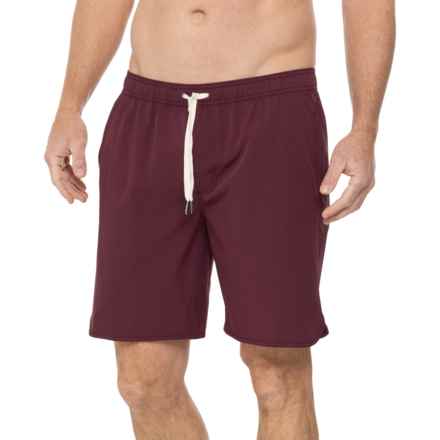 Fair Harbor Anchor Swim Shorts in Plum