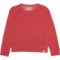 Fair Harbor Big Boys Saltaire French Terry Sweatshirt - Organic Cotton, Crew Neck in Nautical Red