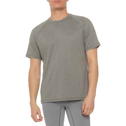 Fair Harbor BreezeKnit T-Shirt - Short Sleeve in Heather Thyme