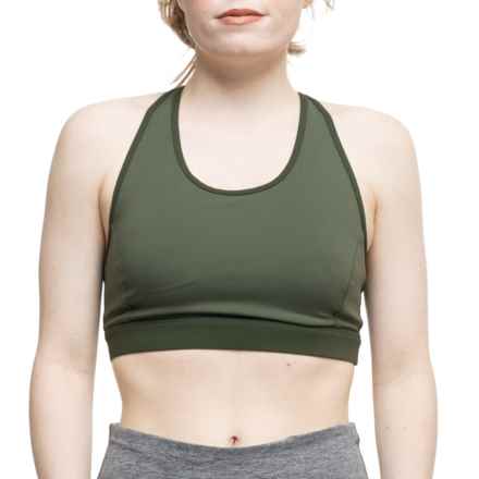 Fair Harbor Corliss Sports Bra - High Impact in Thyme Colorblock