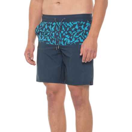 Fair Harbor Ozone Swim Shorts - Built-In Liner in Blue Moma