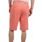 6719M_2 Fairway & Greene Washed Silk-Cotton Twill Shorts - Flat Front (For Men)
