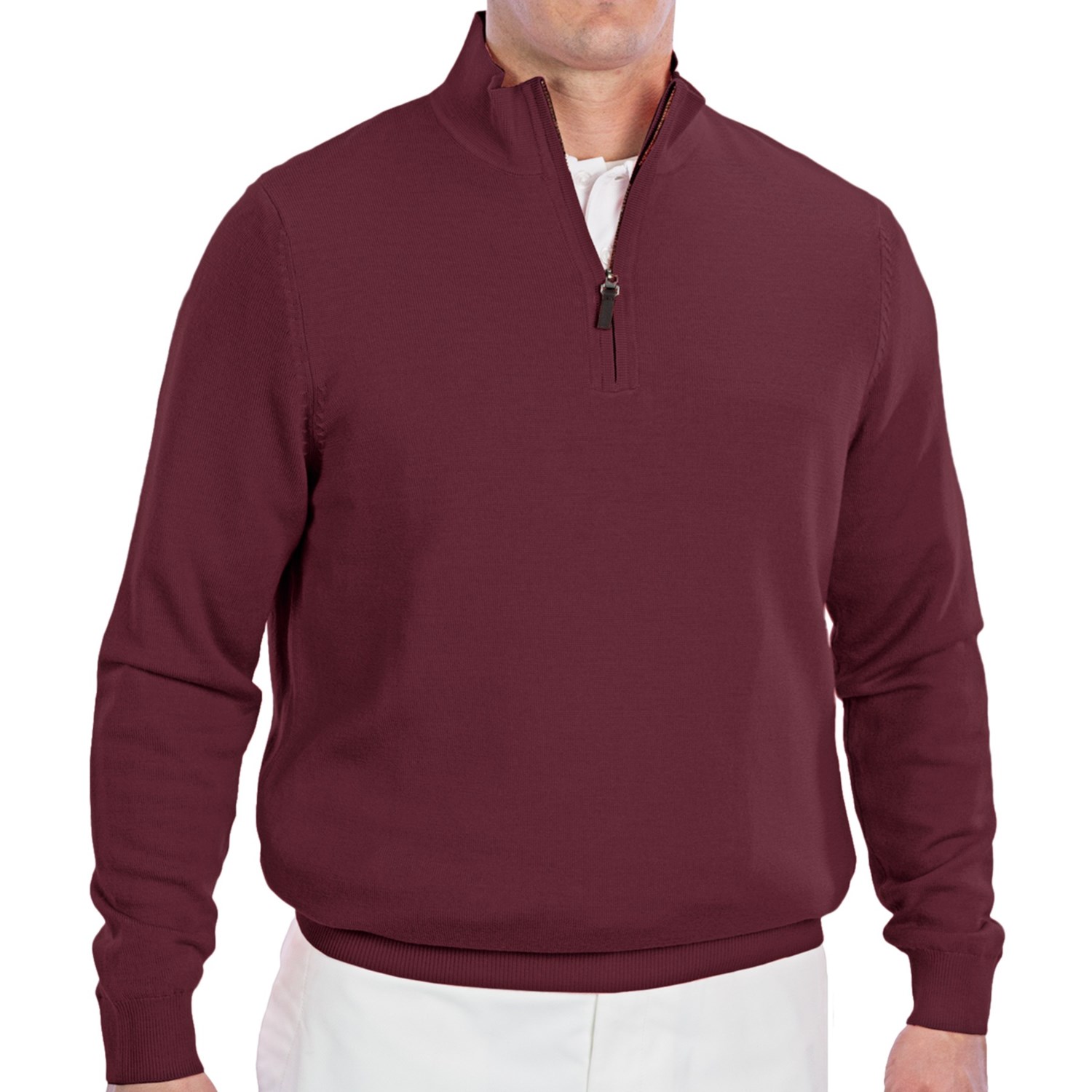 Fairway & Greene Wind Sweater - Merino Wool, Zip Neck (For Men) - Save 54%
