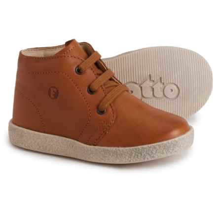 Falcotto Boys and Girls Conte Boots - Leather in Cognac Sole Bone