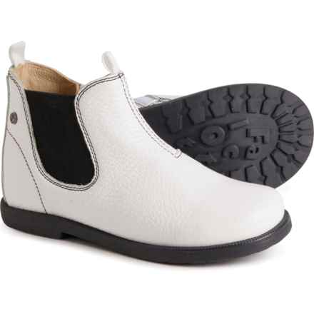 Falcotto Boys and Girls Winter Wood Boots - Leather in Black/White