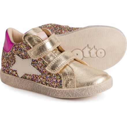 Falcotto Girls Rainbow Glitter Alnoite High-Top Sneakers - Leather in Rainbow Gitter