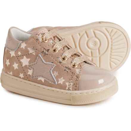 Falcotto Girls Sasha High-Top Sneakers - Leather in Taupe