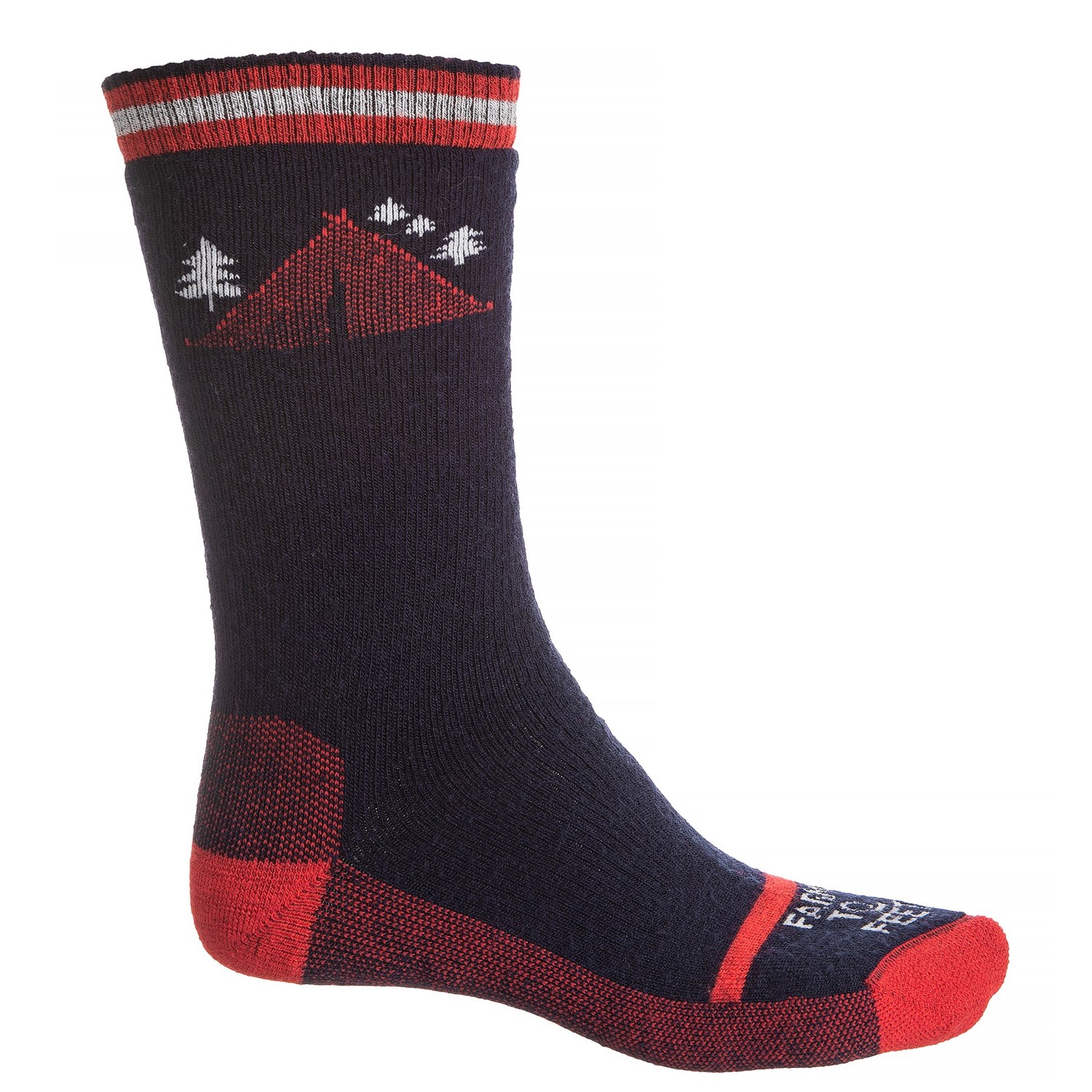 Farm to Feet Adventure Hike Asheboro Socks Merino Wool, Crew (For Men)