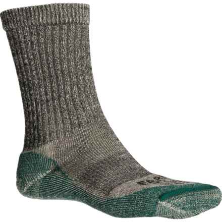 Farm to Feet Boulder No Fly Zone Light Cushion Hiking Socks - Merino Wool, Crew (For Women) in Black