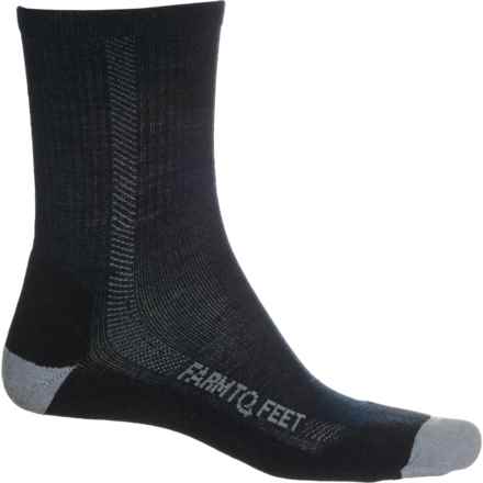 Farm to Feet Denver Trail Socks - Merino Wool, 3/4 Crew (For Men) in Black