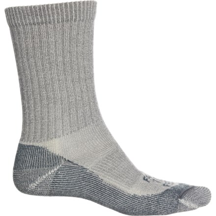 Farm to Feet The Pinnacle Trail Socks - Merino Wool, Crew (For Men) in Granite/Charcoal