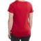 8399Y_2 FDJ French Dressing Solid Basic V-Neck T-Shirt - Mercerized Cotton, Short Sleeve (For Women)