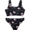 4HKXC_2 Feather 4 Arrow Girls Island Hopper Reversible Bikini Set - UPF 50