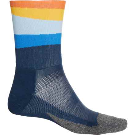 Feetures Elite Light Cushion Mini Socks - Crew (For Men) in Ascent Blue