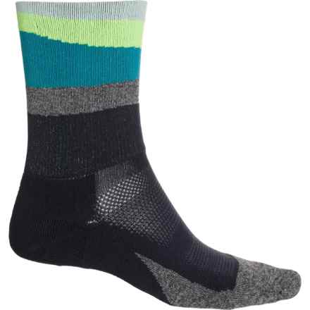 Feetures Elite Light Cushion Mini Socks - Crew (For Men) in Ascent Green