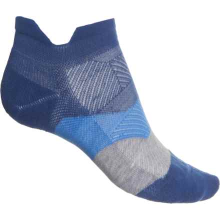 Feetures Elite Max Cushion No-Show Tab Socks - Below the Ankle (For Women) in Buckle Up Blue - Closeouts