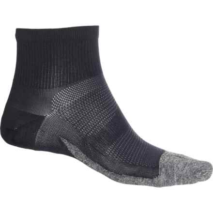 Feetures Elite Ultralight Socks - Quarter Crew (For Men) in Black