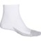 Feetures Elite Ultralight Socks - Quarter Crew (For Men) in White